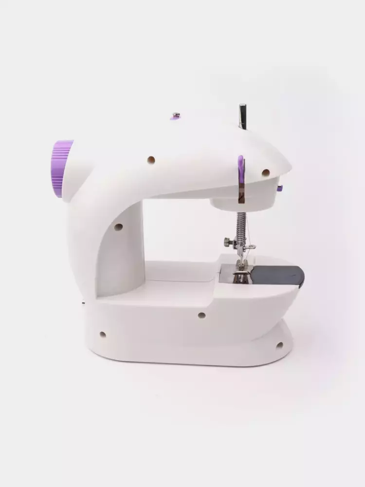 Portativ tikuv mashinasi pedal bilan Mini Sewing Machine SM202: ixcham, ko'p funksiyali va qulay tikuv uchun