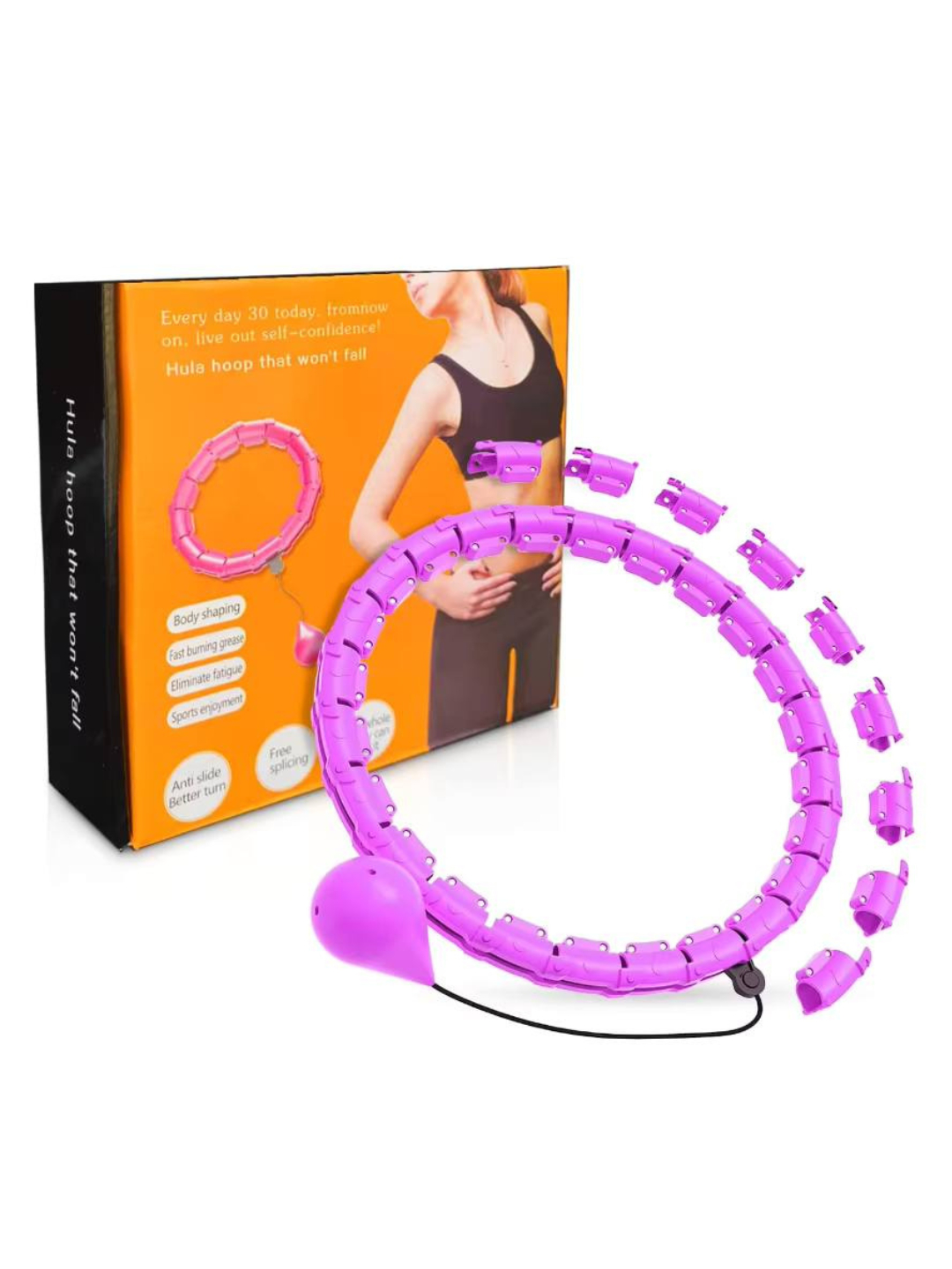 Fitnes obruch | Vazn kamaytirish uchun hulahop | Uy sharoitida mashq uchun