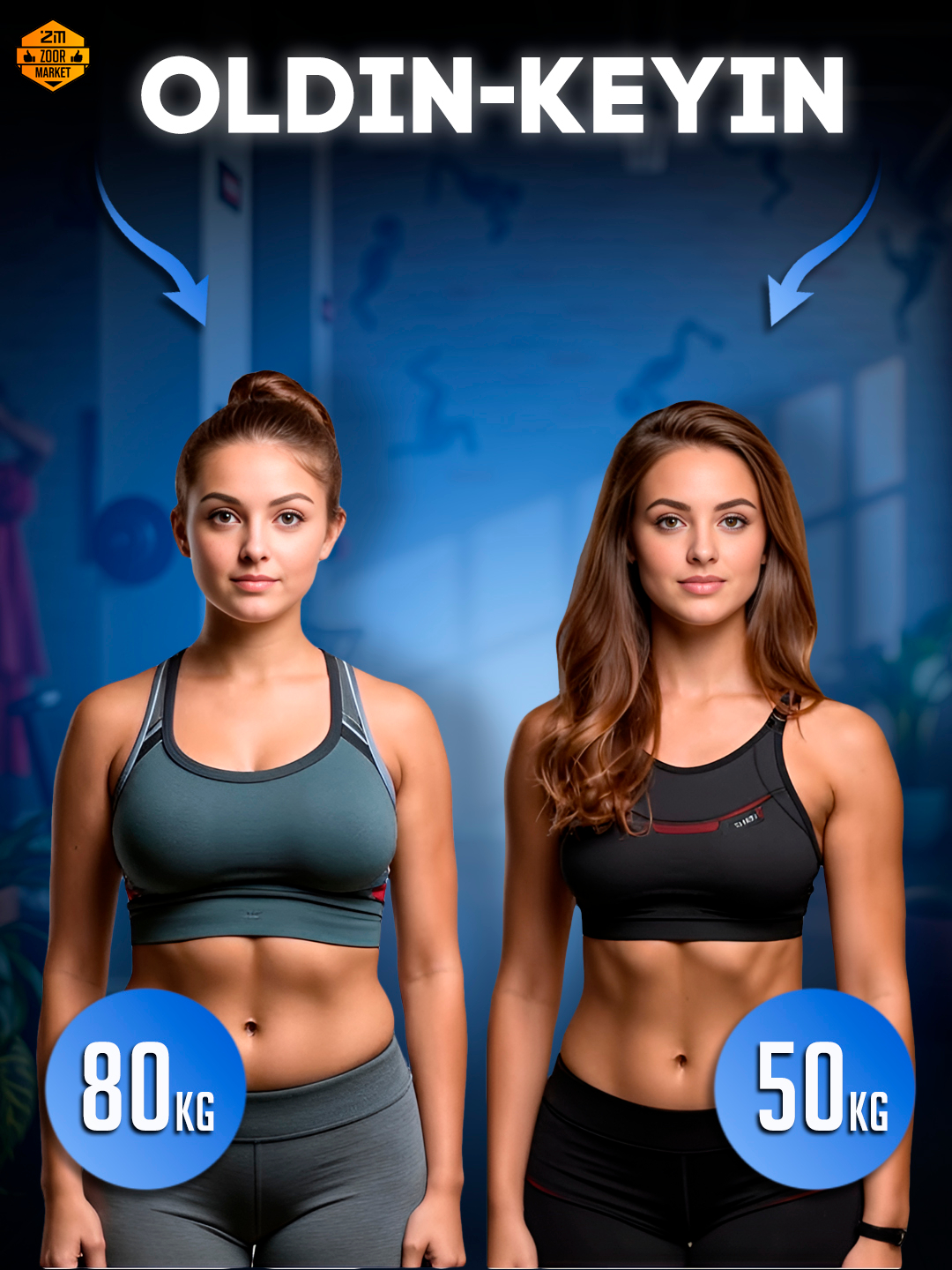 Fitnes obruch | Vazn kamaytirish uchun hulahop | Uy sharoitida mashq uchun