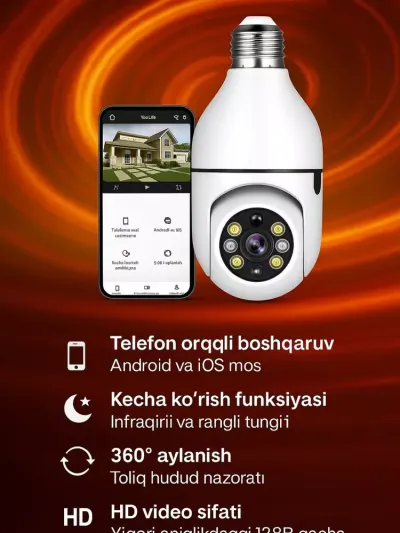 Wifi iCSee IP Kamera: Uyingiz va ofisingiz uchun aqlli xavfsizlik va masofaviy kuzatuv