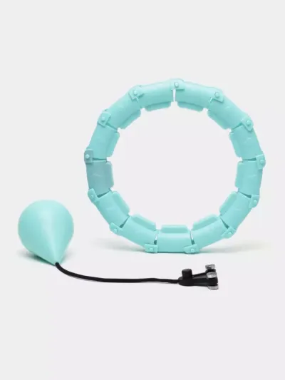 Smart Fitnes Hula Hoop: Qorin Yog'ini Yo'qotish va Belni Shakllantirish uchun Aylanadigan Massaj Halqasi