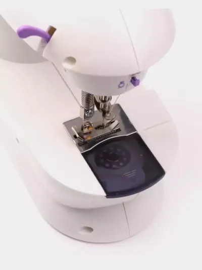 Portativ tikuv mashinasi pedal bilan Mini Sewing Machine SM202: ixcham, ko'p funksiyali va qulay tikuv uchun