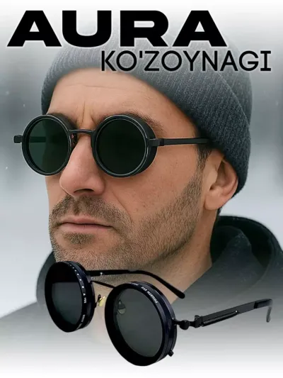ND filtrli qorayuvchi retro steampunk quyoshdan himoya ko'zoynaklari: ko'rishni sozlanadigan himoya va zamonaviy uslub