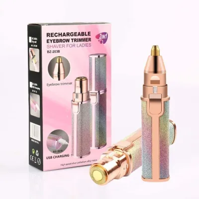 Ayollar uchun simsiz 2-in-1 epilator – yuz va tana tuklarini yumshoq olib tashlash